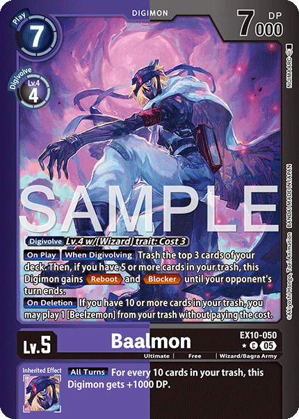 (Preorder 19/09/2025) Baalmon (EX10-050) Limited Common