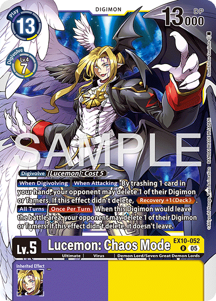 Lucemon: Chaos Mode (EX10-052) Rare
