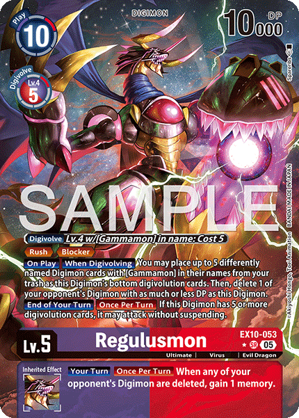 Regulusmon (EX10-053) Alternative Art – Omni Collectables
