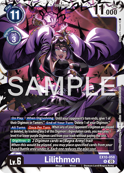 Lilithmon (EX10-058) Rare