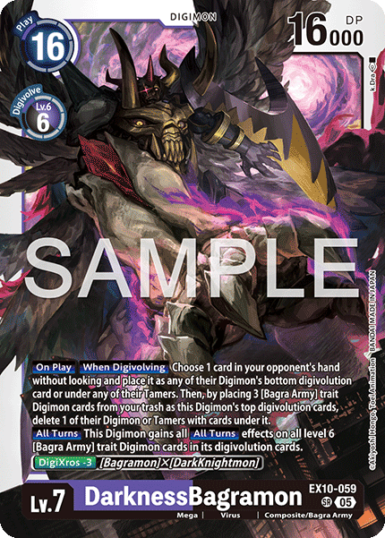 DarknessBagramon (EX10-059) Super Rare
