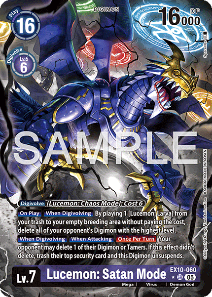 Lucemon: Satan Mode (EX10-060) Alternative Art