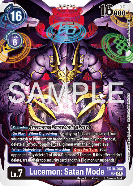 Lucemon: Satan Mode (EX10-060) Super Rare
