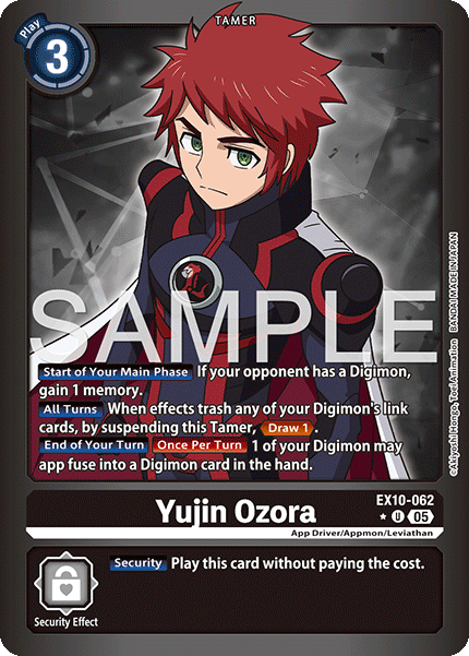 Yujin Ozora (EX10-062) Limited Uncommon