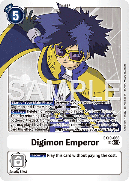 Digimon Emperor (EX10-068) Super Rare