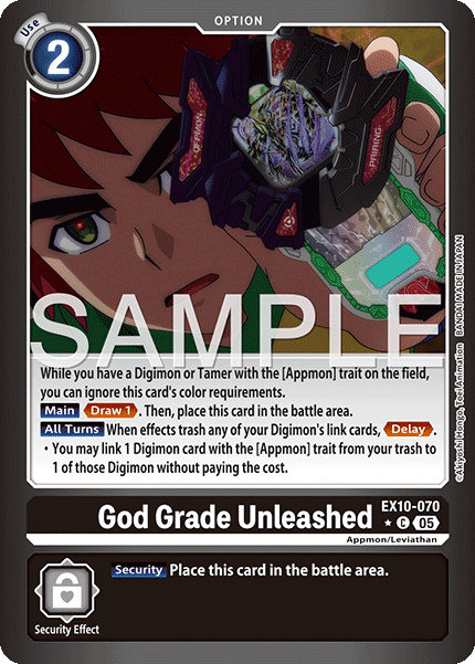 God Grade Unleashed (EX10-070) Limited Common