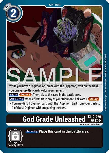 God Grade Unleashed (EX10-070) Common