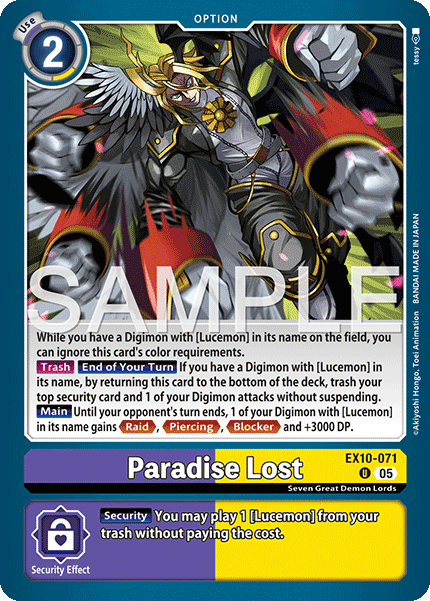 Paradise Lost (EX10-071) Uncommon