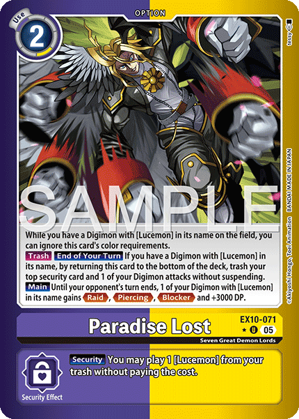 Paradise Lost (EX10-071) Limited Uncommon