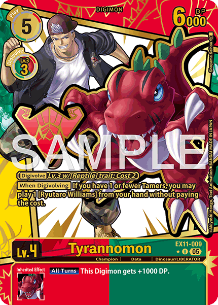 Tyrannomon (EX11-009) Rare Pull