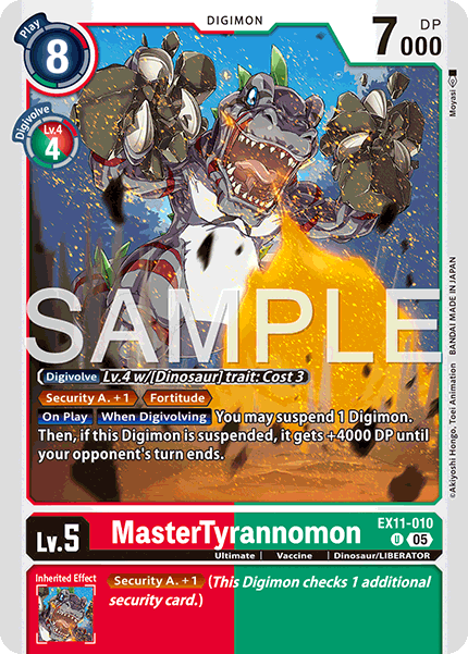 MasterTyrannomon (EX11-010) Uncommon