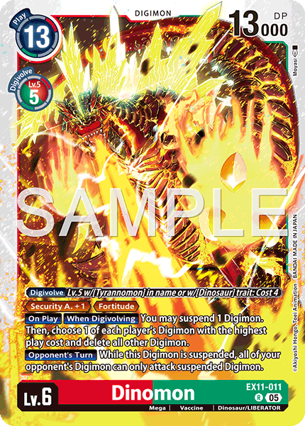 Dinomon (EX11-011) Rare