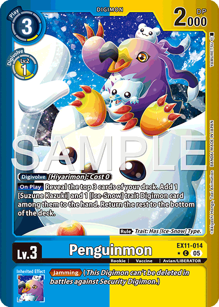 Penguinmon (EX11-014) Limited Common