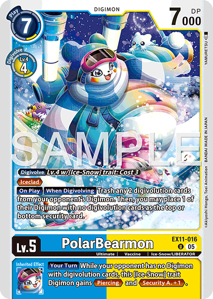 PolarBearmon (EX11-016) Uncommon