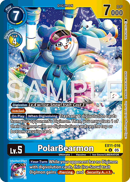 PolarBearmon (EX11-016) Limited Uncommon