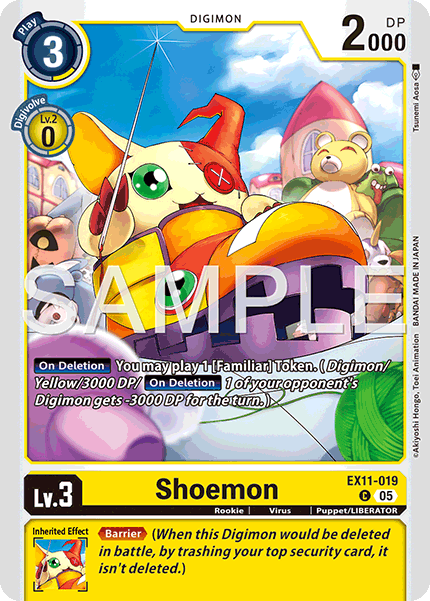 Shoemon (EX11-019) Common