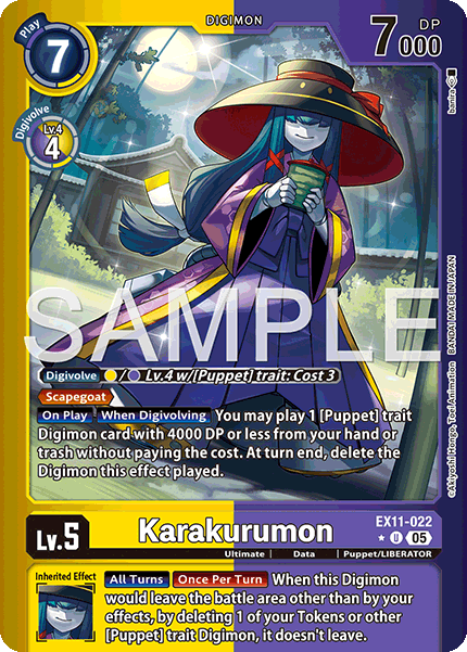 Karakurumon (EX11-022) Limited Uncommon