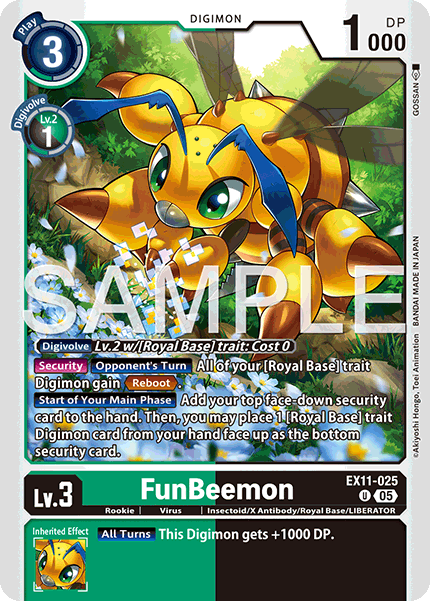 FunBeemon (EX11-025) Uncommon