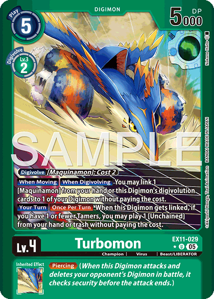 Turbomon (EX11-029) Limited Uncommon