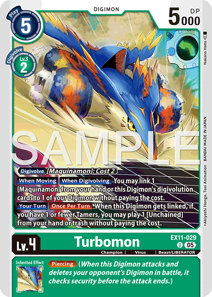 Turbomon (EX11-029) Uncommon