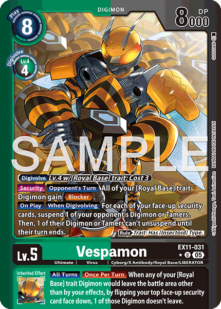 Vespamon (EX11-031) Limited Uncommon
