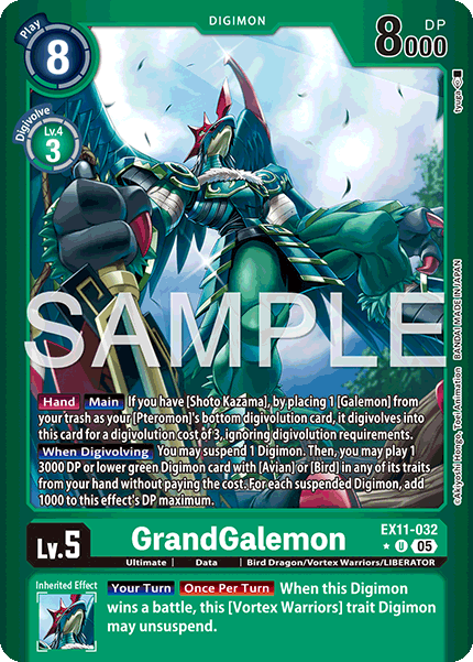 GrandGalemon (EX11-032) Limited Uncommon