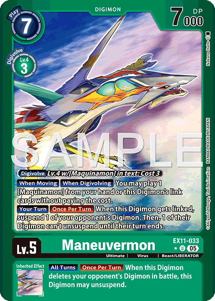 Maneuvermon (EX11-033) Limited Uncommon
