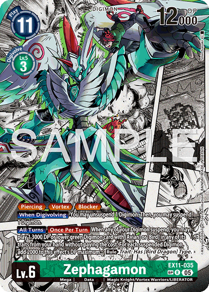 Zephagamon (EX11-035) SP Alternative Art