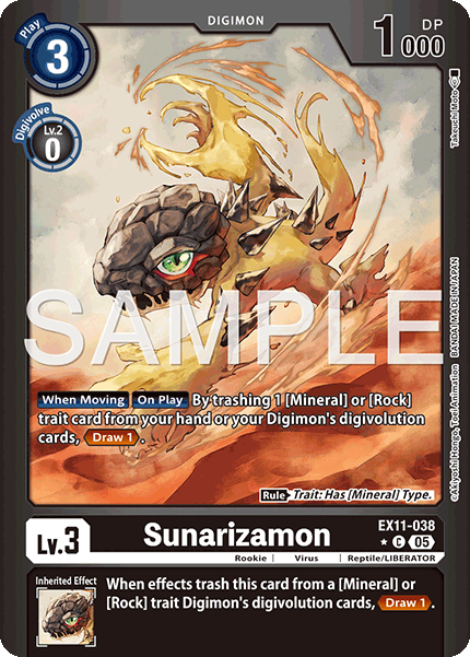 Sunarizamon (EX11-038) Limited Common