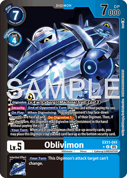 Oblivimon (EX11-041) Limited Uncommon