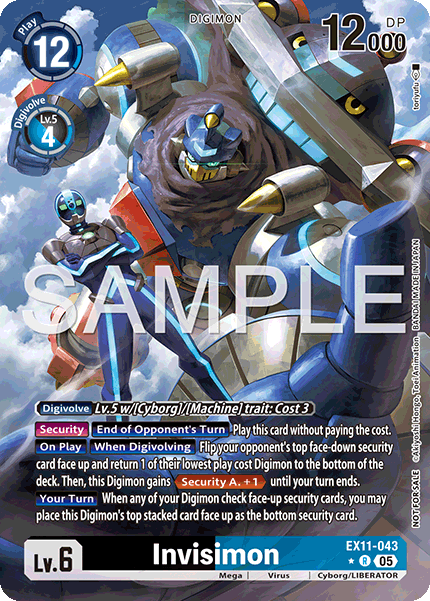 Invisimon (EX11-043) Box Topper