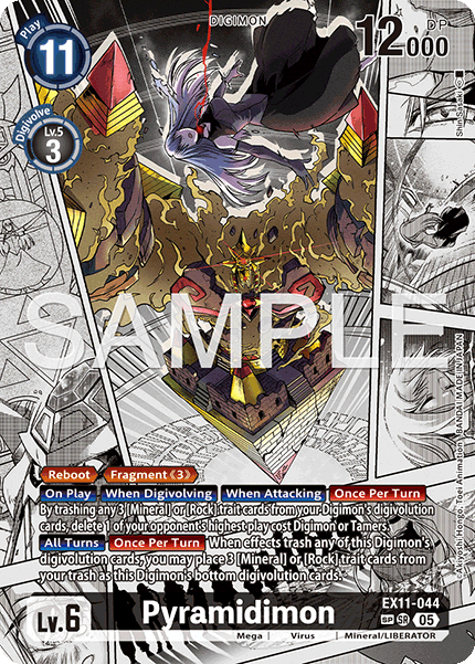 Pyramidimon (EX11-044) SP Alternative Art