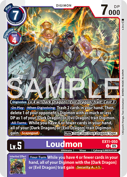 Loudmon (EX11-050) Uncommon