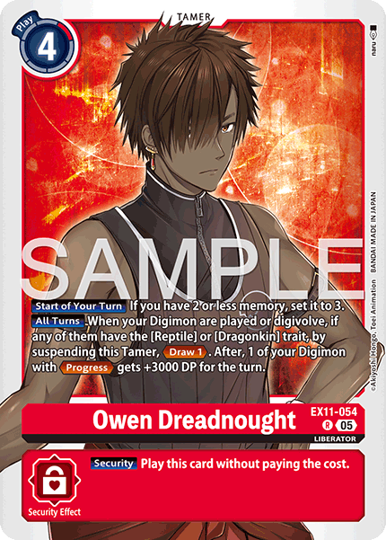 Owen Dreadnought (EX11-054) Rare