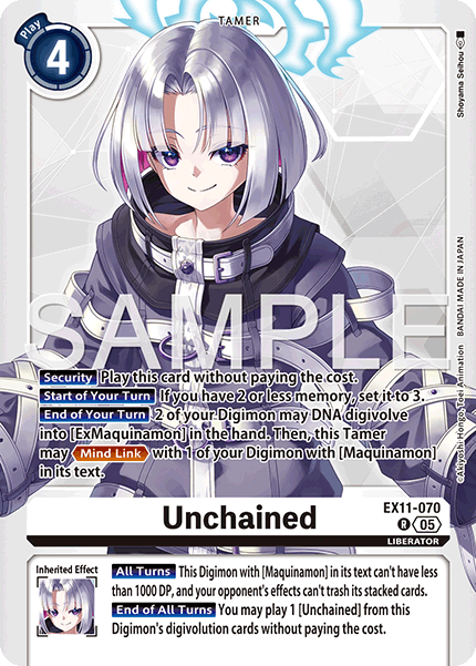 Unchained (EX11-070) Rare