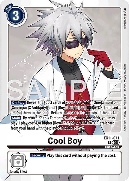 Cool Boy (EX11-071) Rare