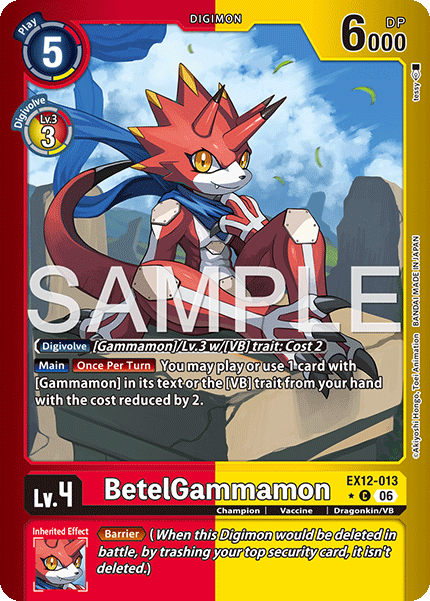 BetelGammamon (EX12-013) Limited Common