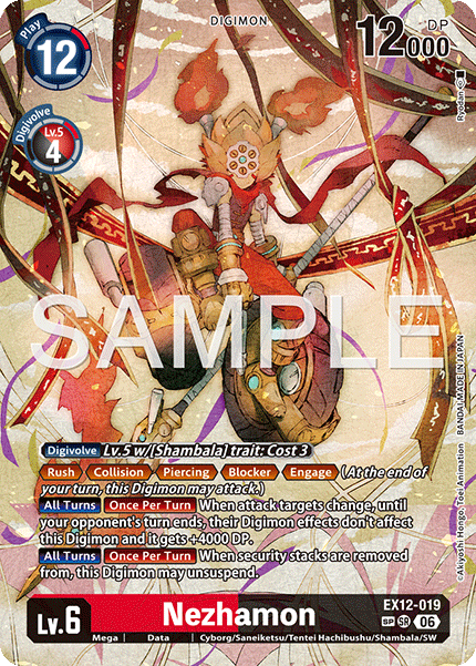 (Pre-order 3rd July 2026) Nezhamon (EX12-019) SP Alternative Art