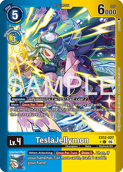 (Pre-order 3rd July 2026) TeslaJellymon (EX12-027) Limited Common
