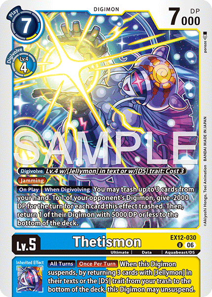 (Pre-order 3rd July 2026) Thetismon (EX12-030) Uncommon