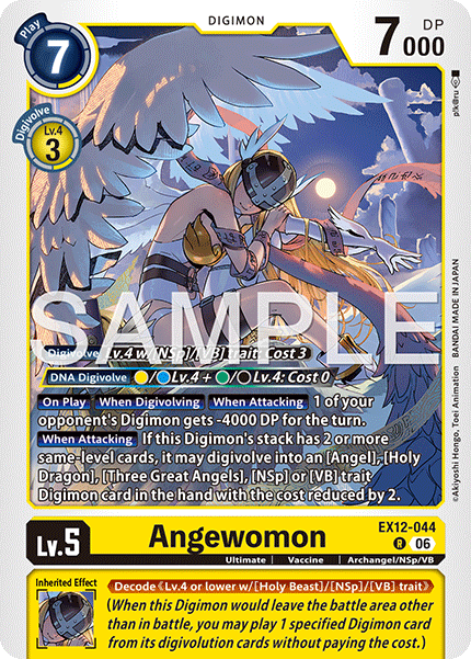 (Pre-order 3rd July 2026) Angewomon (EX12-044) Rare