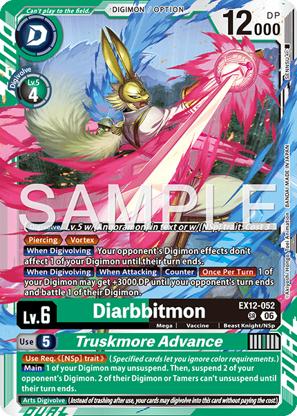 (Pre-order 3rd July 2026) Diarbbitmon/Truskmore Advance (EX12-052) Super Rare