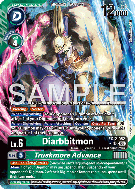 (Pre-order 3rd July 2026) Diarbbitmon/Truskmore Advance (EX12-052) Alternative Art