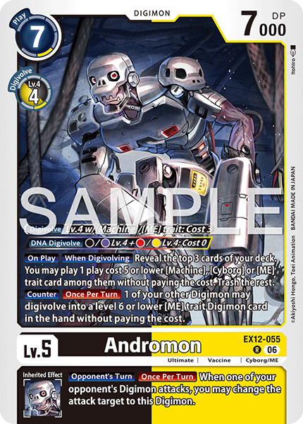 (Pre-order 3rd July 2026) Andromon (EX12-055) Rare
