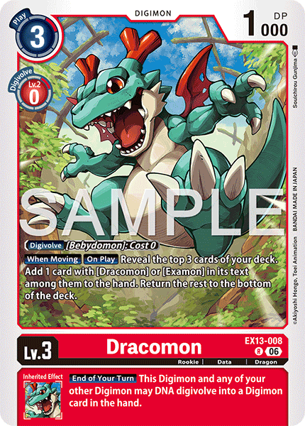 (Pre-order 2nd October 2026) Dracomon (EX13-008) Rare