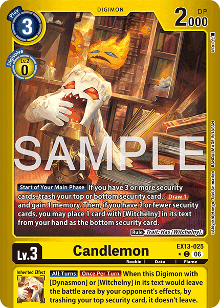 Candlemon (EX13-025) Limited Common