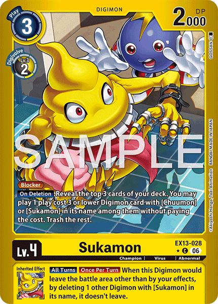 Sukamon (EX13-028) Limited Common