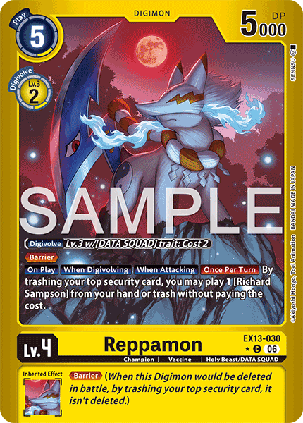 Reppamon (EX13-030) Limited Common