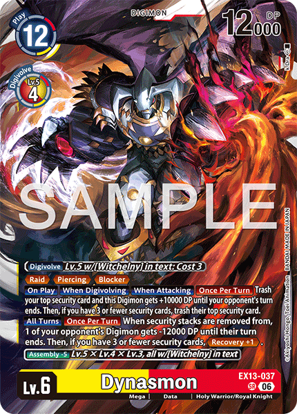 (Pre-order 2nd October 2026) Dynasmon (EX13-037) Super Rare
