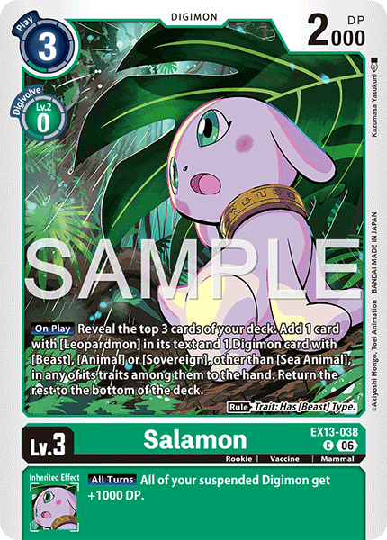 (Pre-order 2nd October 2026) Salamon (EX13-038) Common